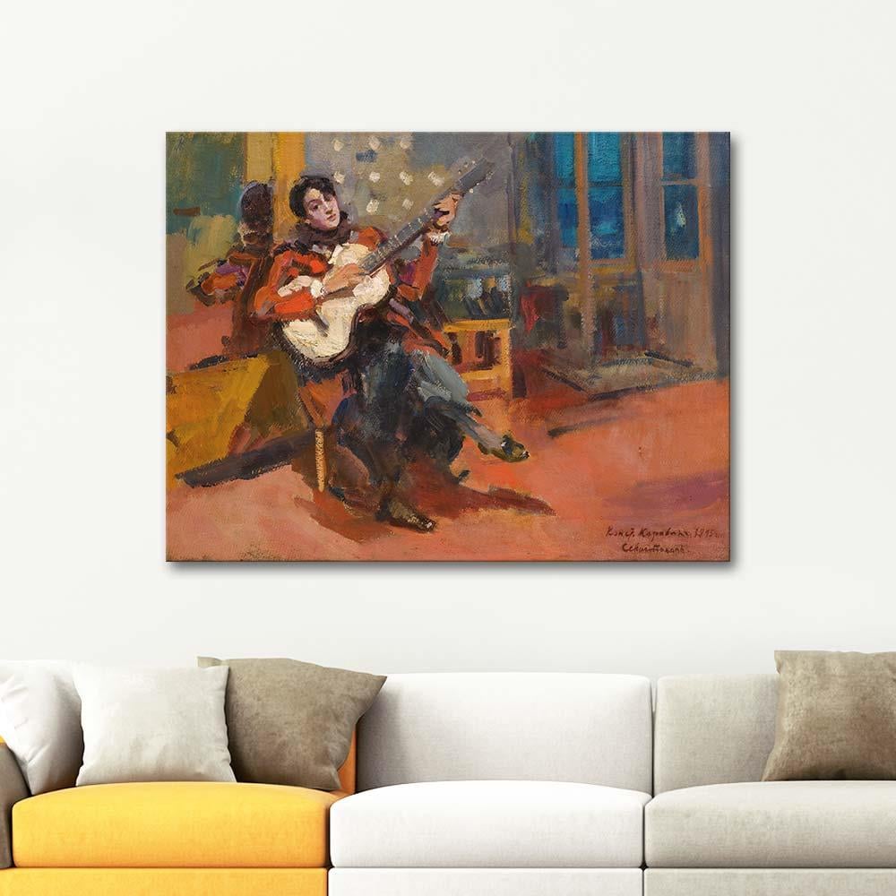 Konstantin Korovin The Guitar Player Art Print