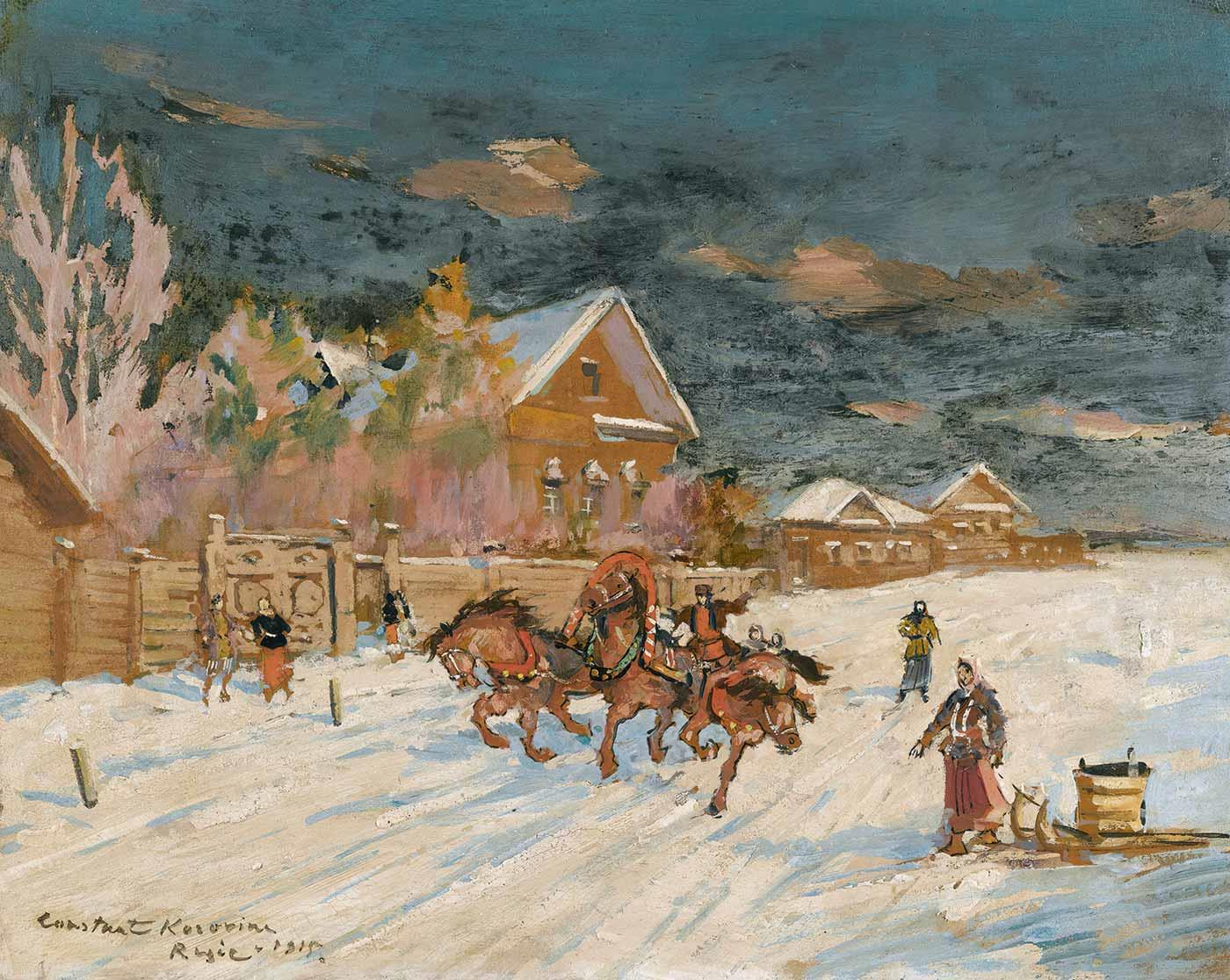 Winter Landscape by Konstantin Korovin