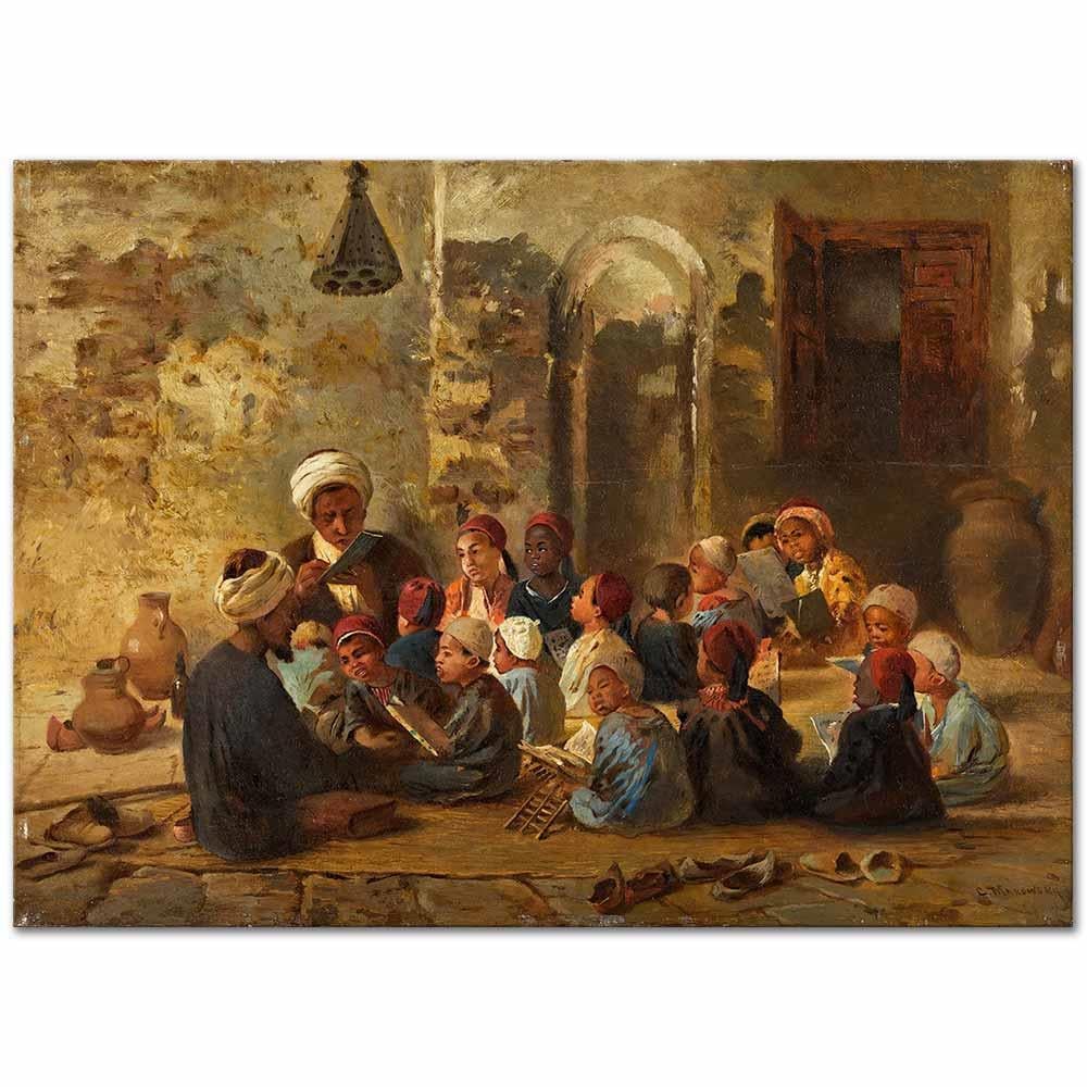 Konstantin Makovsky Kahire'de Bir Sınıf Kanvas Tablo