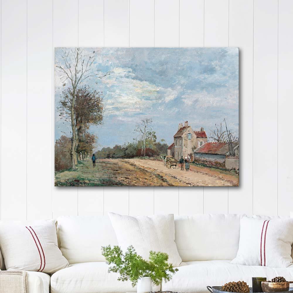 La Maison De Monsieur Musy by Camille Pissarro as Art Print
