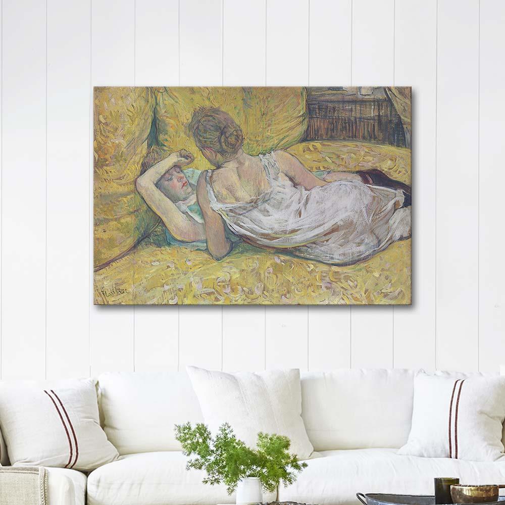 Henri de Toulouse-Lautrec Terk (İki Arkadaş) Kanvas Tablo