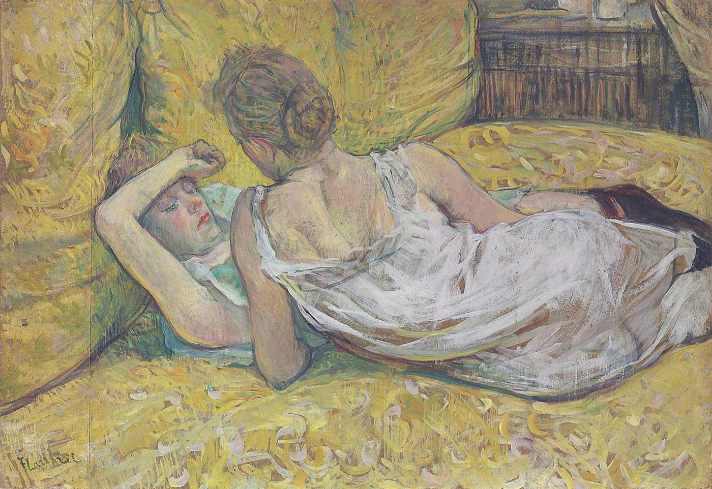 Henri de Toulouse-Lautrec Terk (İki Arkadaş) Kanvas Tablo