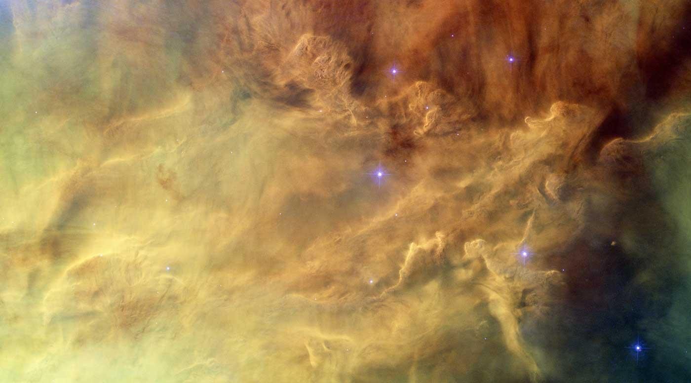 Lagoon Nebula or Messier 8 Art Print
