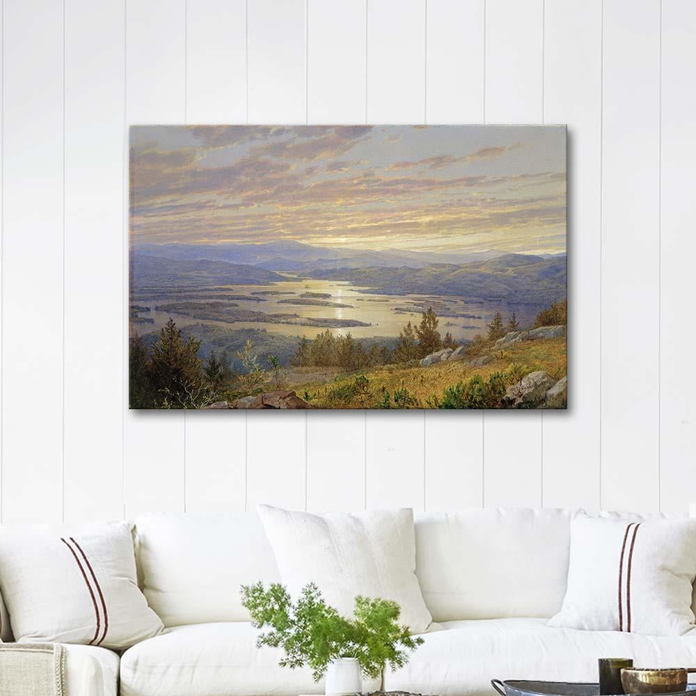 Lake Squam from Red Hill by William Trost Richards as Art Print