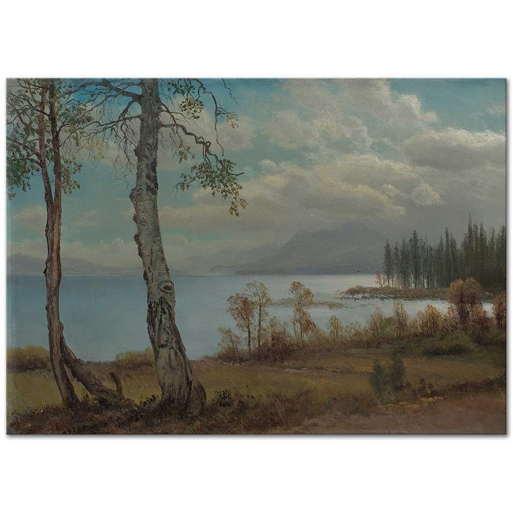 Albert Bierstadt Tahoe Gölü Kanvas Tablo