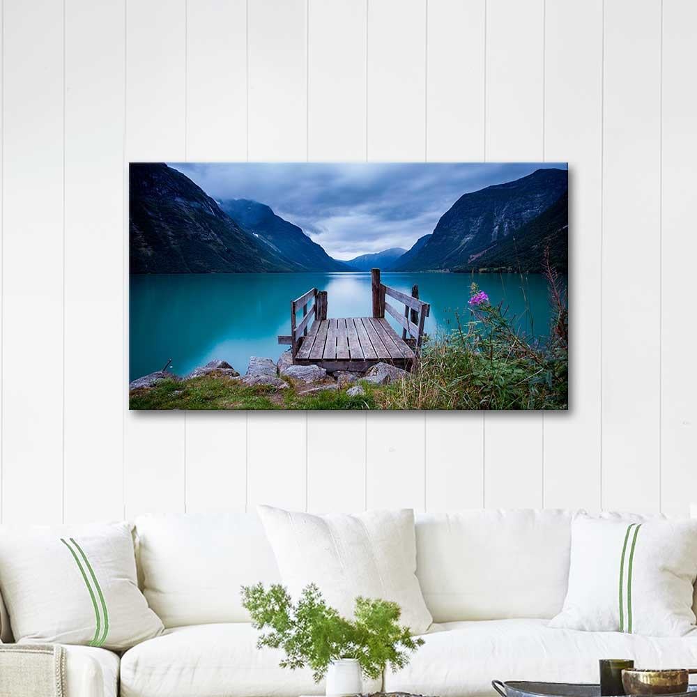 Lakeside Pier as Art Print