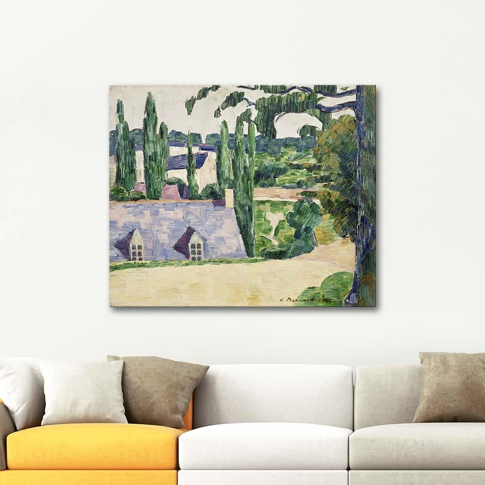 Emile Bernard Pont Aven Manzarası Kanvas Tablo
