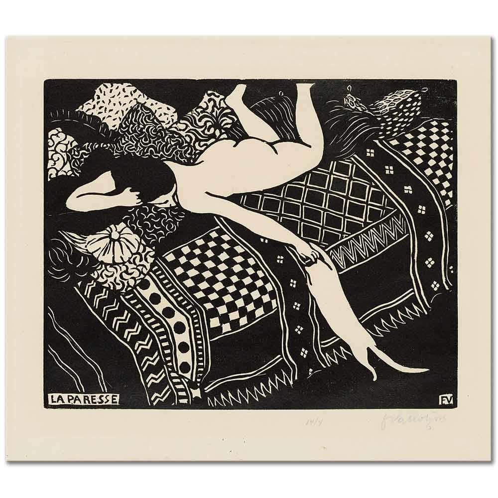 Laziness by Felix Vallotton as Art Print
