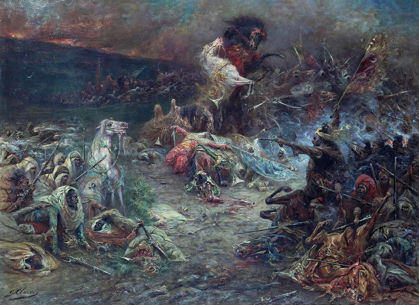 Georges Clairin Katliam Kanvas Tablo