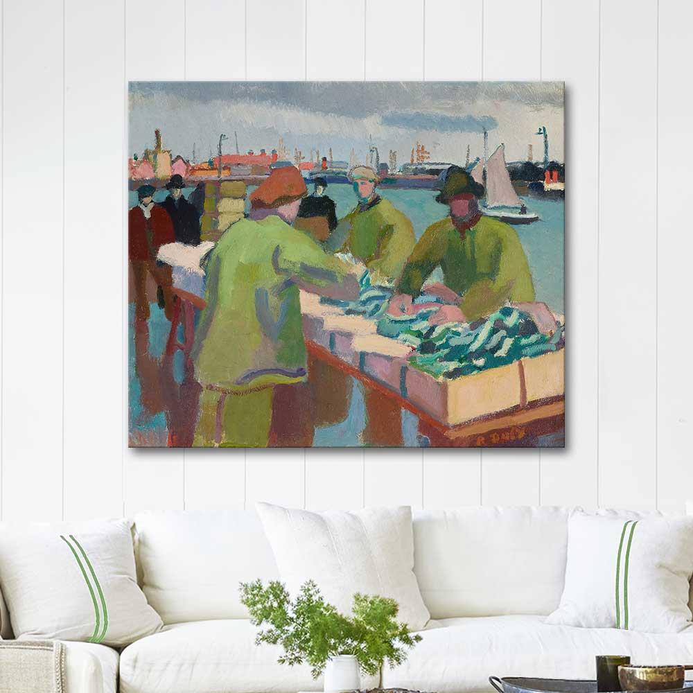 Le Marché aux Poissons by Raoul Dufy as Art Print