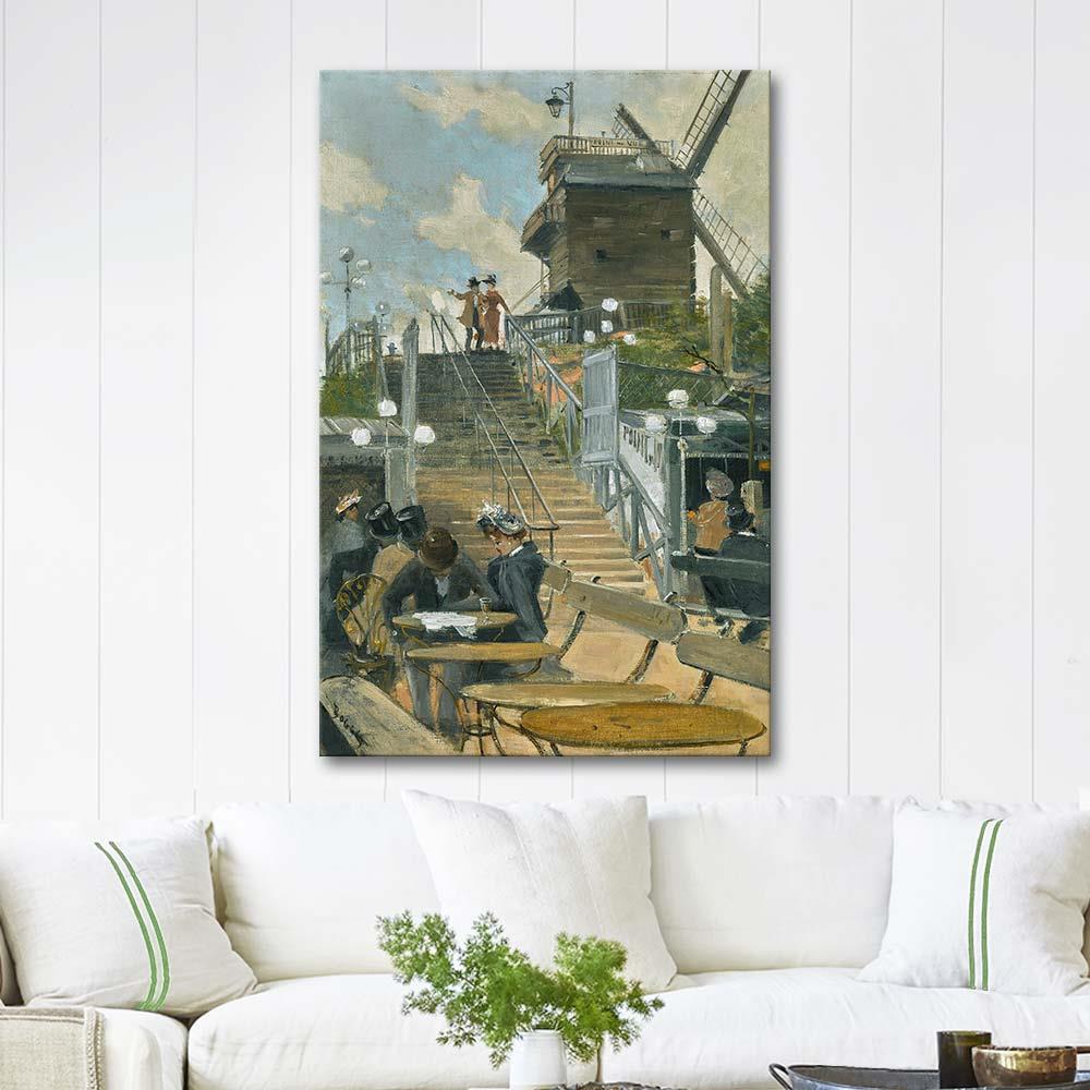 Le Moulin de la Galette by Frank Myers Boggs as Art Print