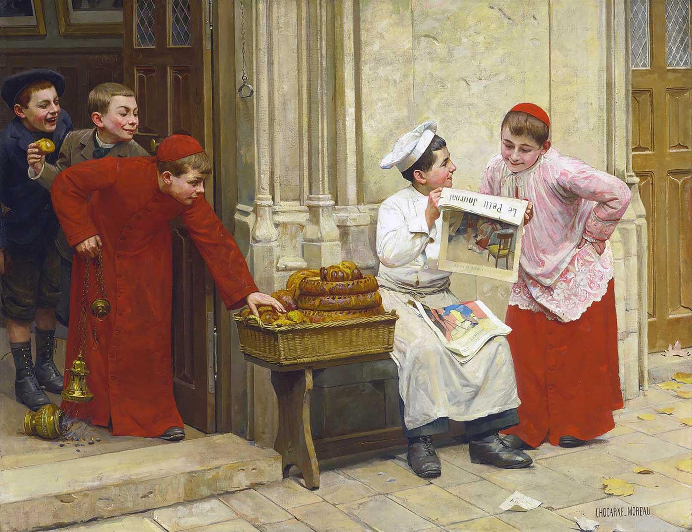 Paul Charles Chocarne Moreau Le Petit Journal Kanvas Tablo