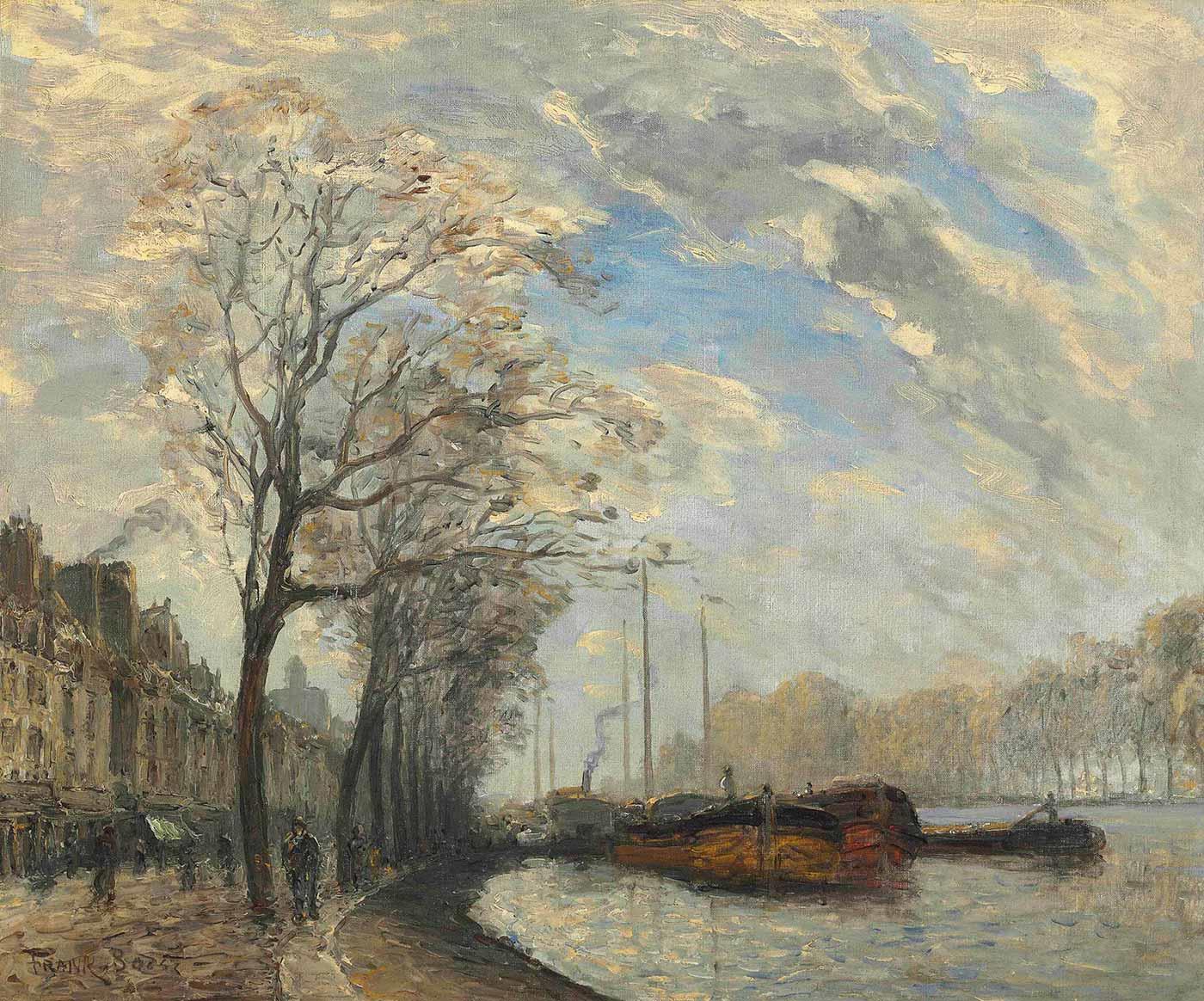 Le Quais Paris by Frank Myers Boggs