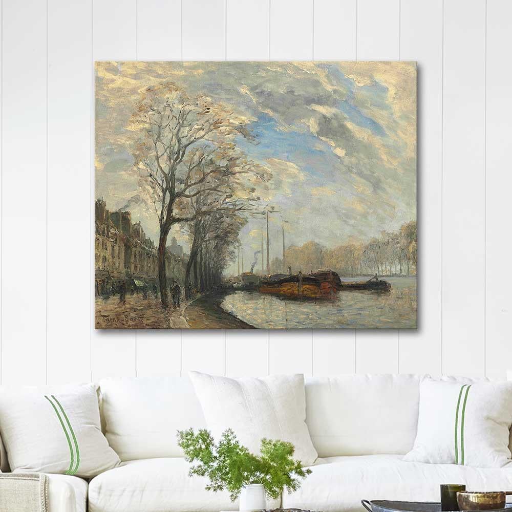 Le Quais Paris by Frank Myers Boggs as Art Print