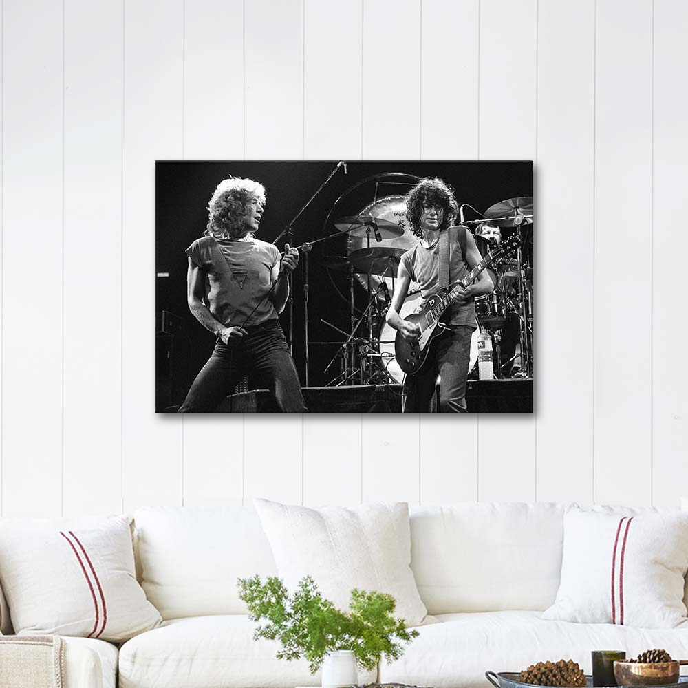 Led Zeppelin at Knebworth Art Print