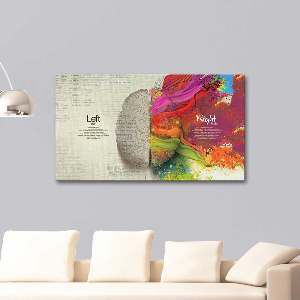 Left and Right Brain Art Print