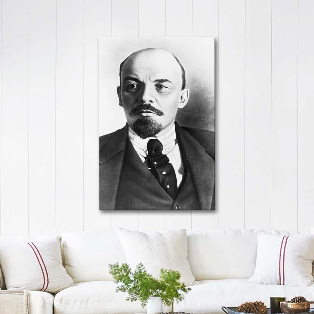 Lenin Portresi Kanvas Tablo