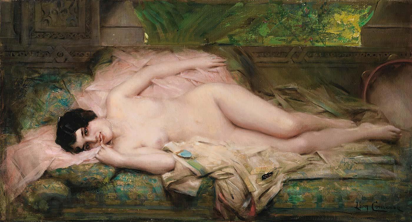 Leon François Comerre Fleur d'andalousie Art Print