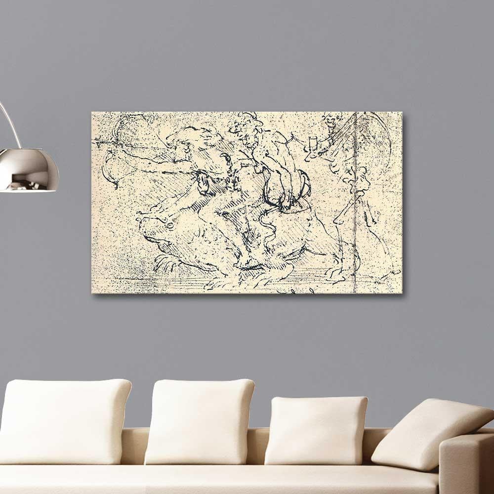 Leonardo da Vinci Evil Thinking Is Envy Or Ingratitude Art Print
