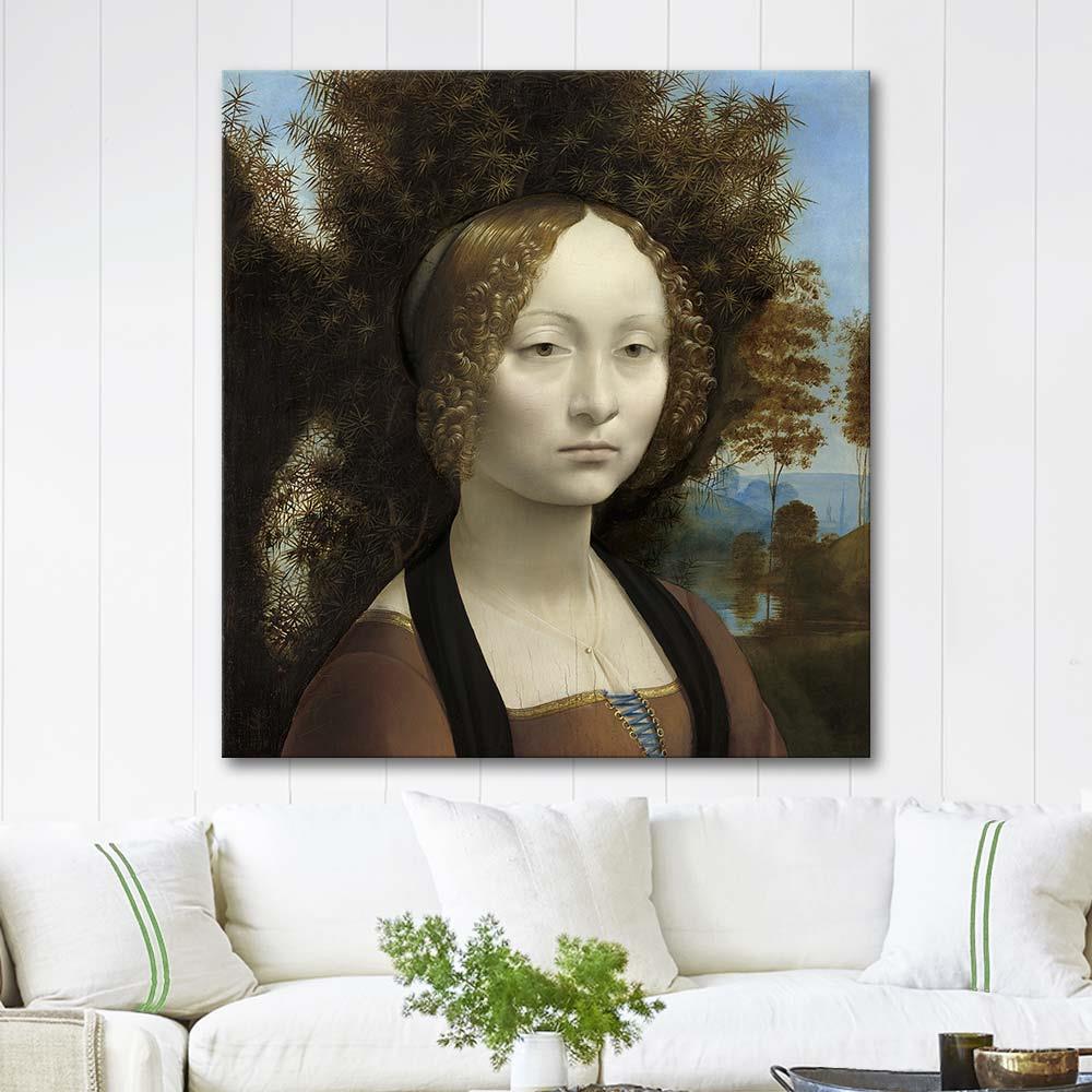 Leonardo da Vinci Ginevra de' Benci Art Print