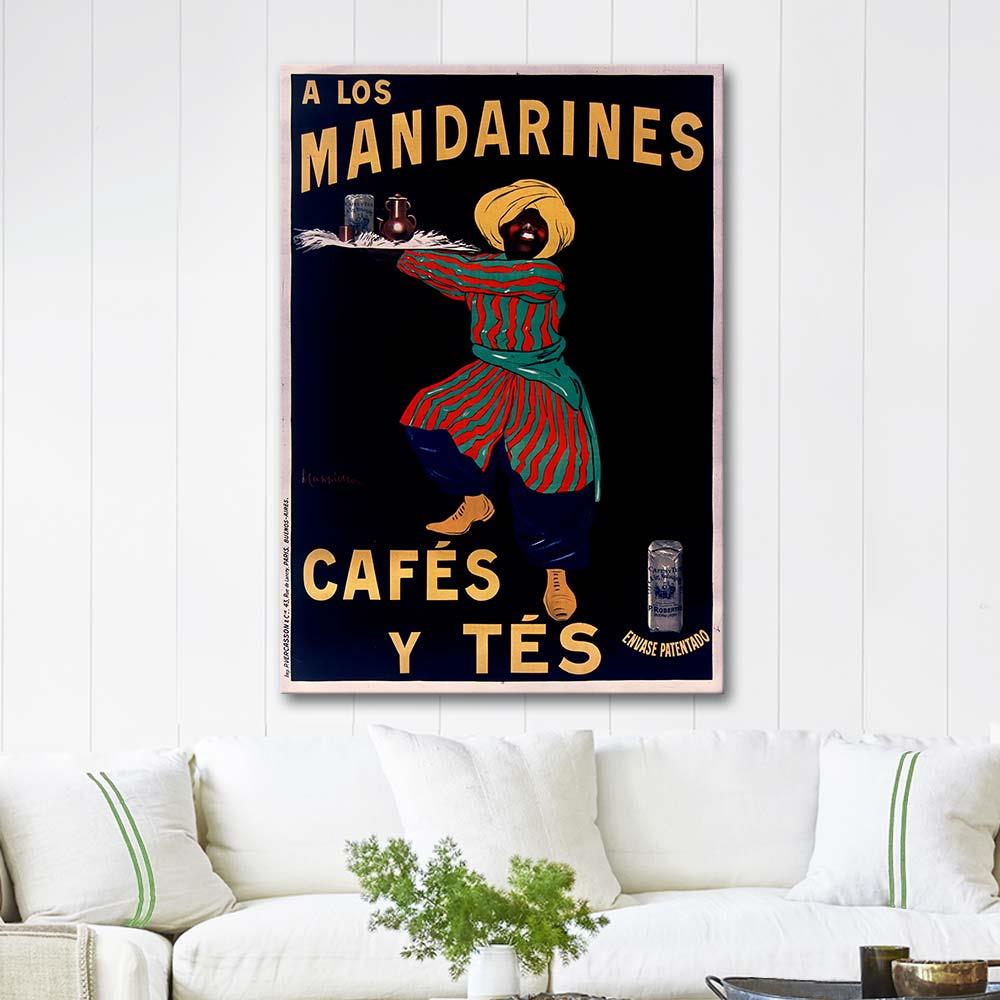 Leonetto Cappiello A los Mandarines Cafés y Tés Art Print