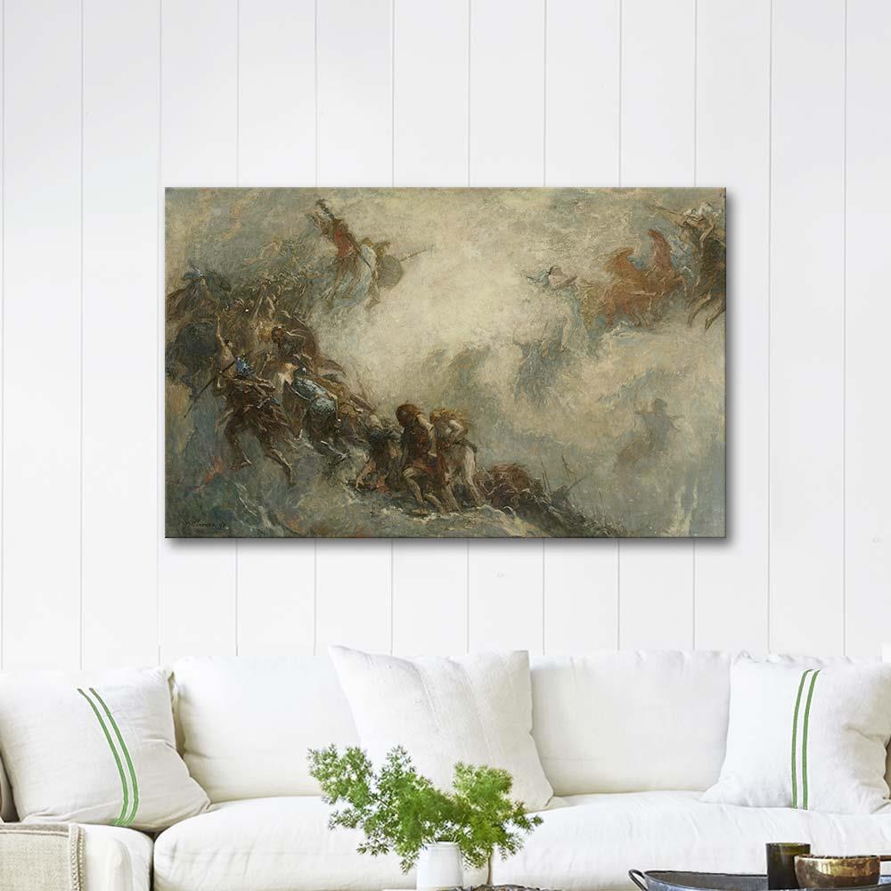 Fernand Cormon İnsan Irkları Kanvas Tablo