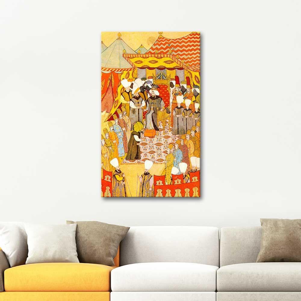 Levni Gift Presentation to Sultan Art Print