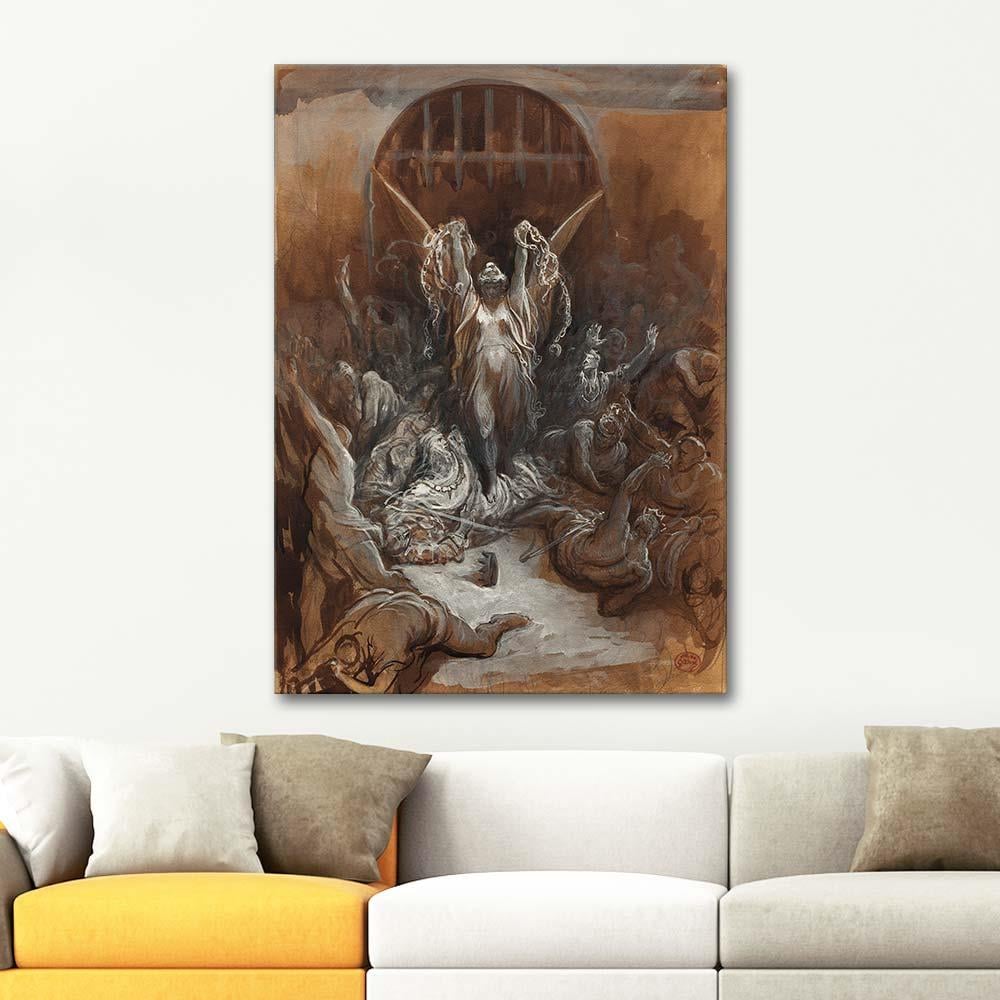 Gustave Dore Özgürlük Kanvas Tablo