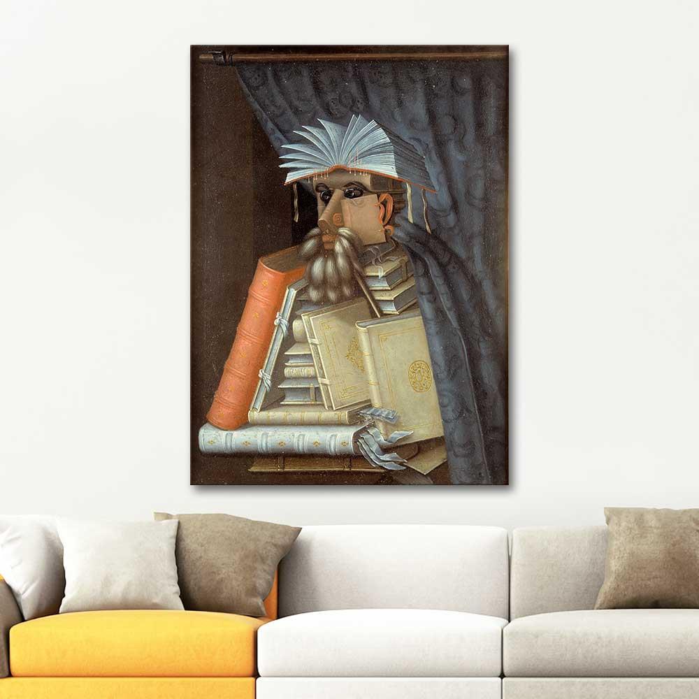 Librarian by Giuseppe Arcimboldo as Art Print