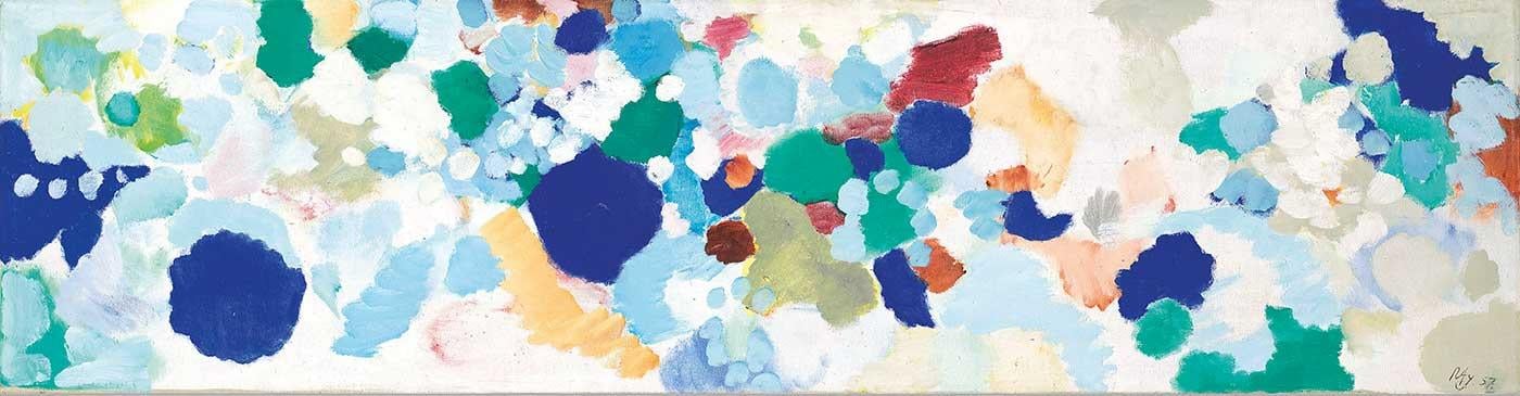 Ernst Wilhelm Nay Hafif Çelenk Kanvas Tablo