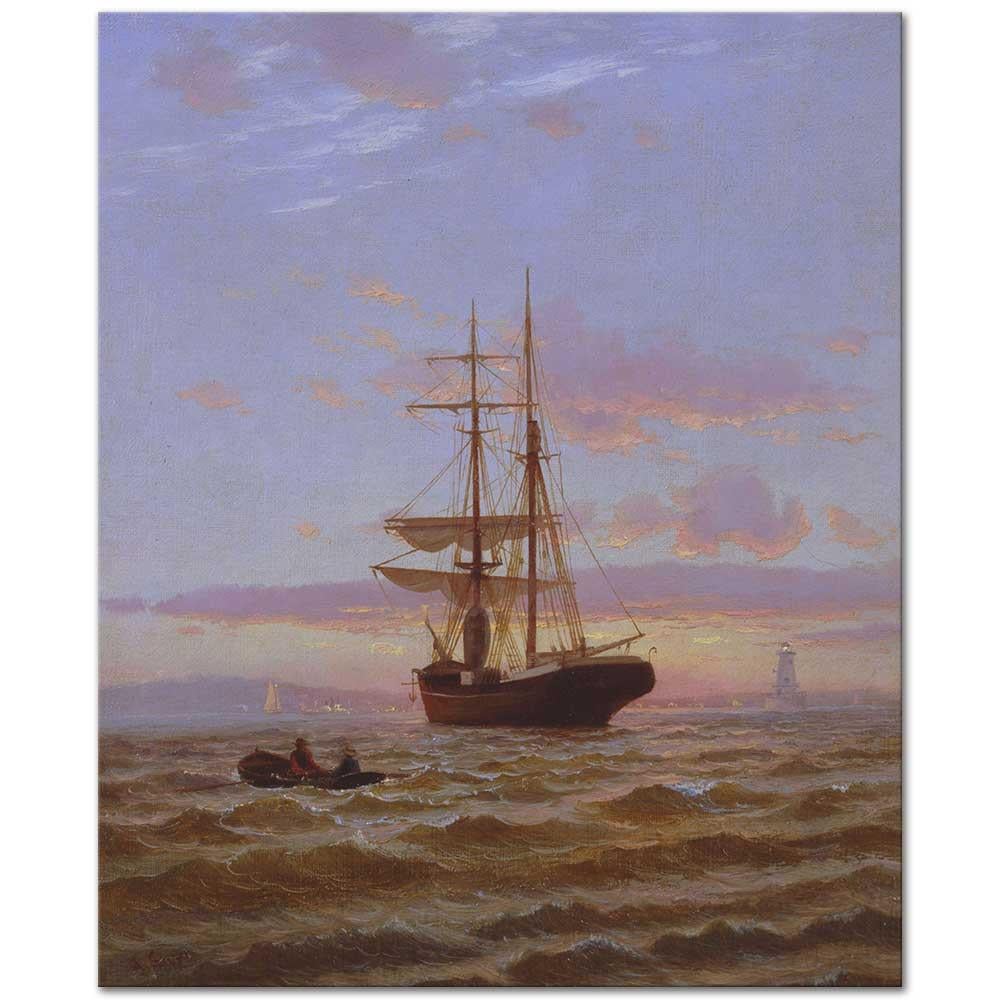 Lighthouse New York by Francis Augustus Silva