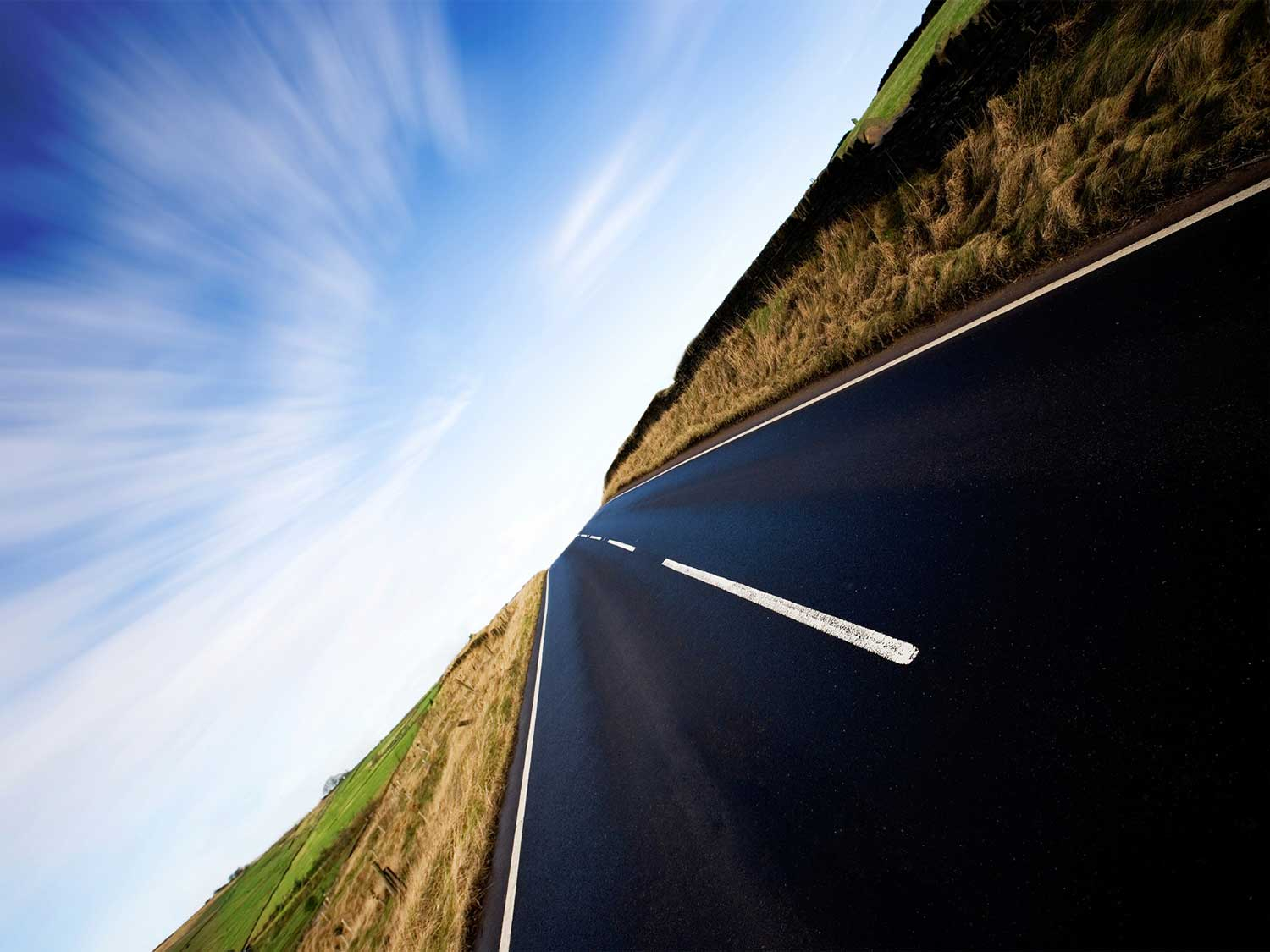 Long Way Art Print