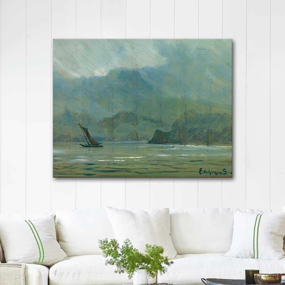 Louis Michel Eilshemius Pale Blue Landscape Art Print