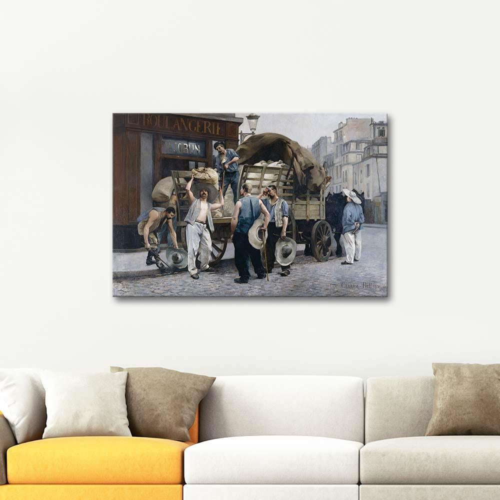 Louis Robert Carrier Belleuse Flour Carriers Art Print