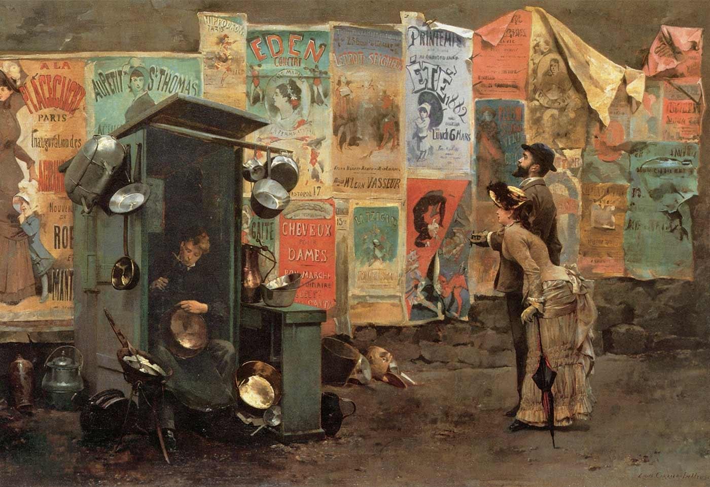 Mending the Pots by Louis Robert Carrier Belleuse