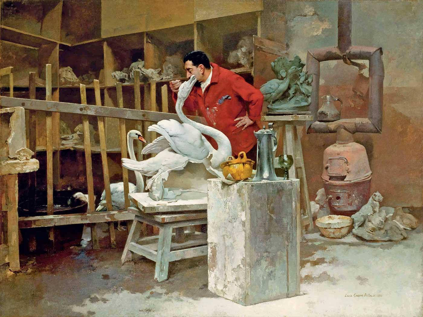 The Animal Sculptor by Louis Robert Carrier Belleuse