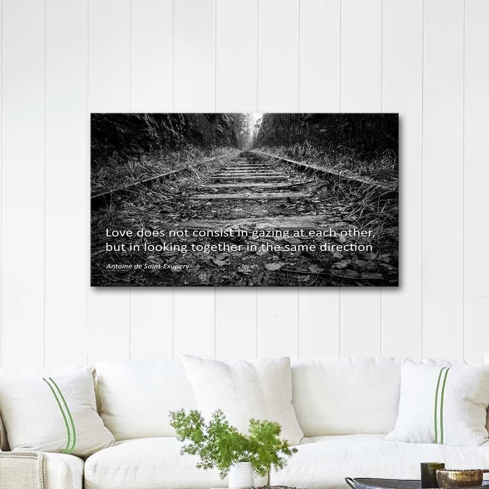 Love Does Not Consist in Gazing at Each Other as Art Print