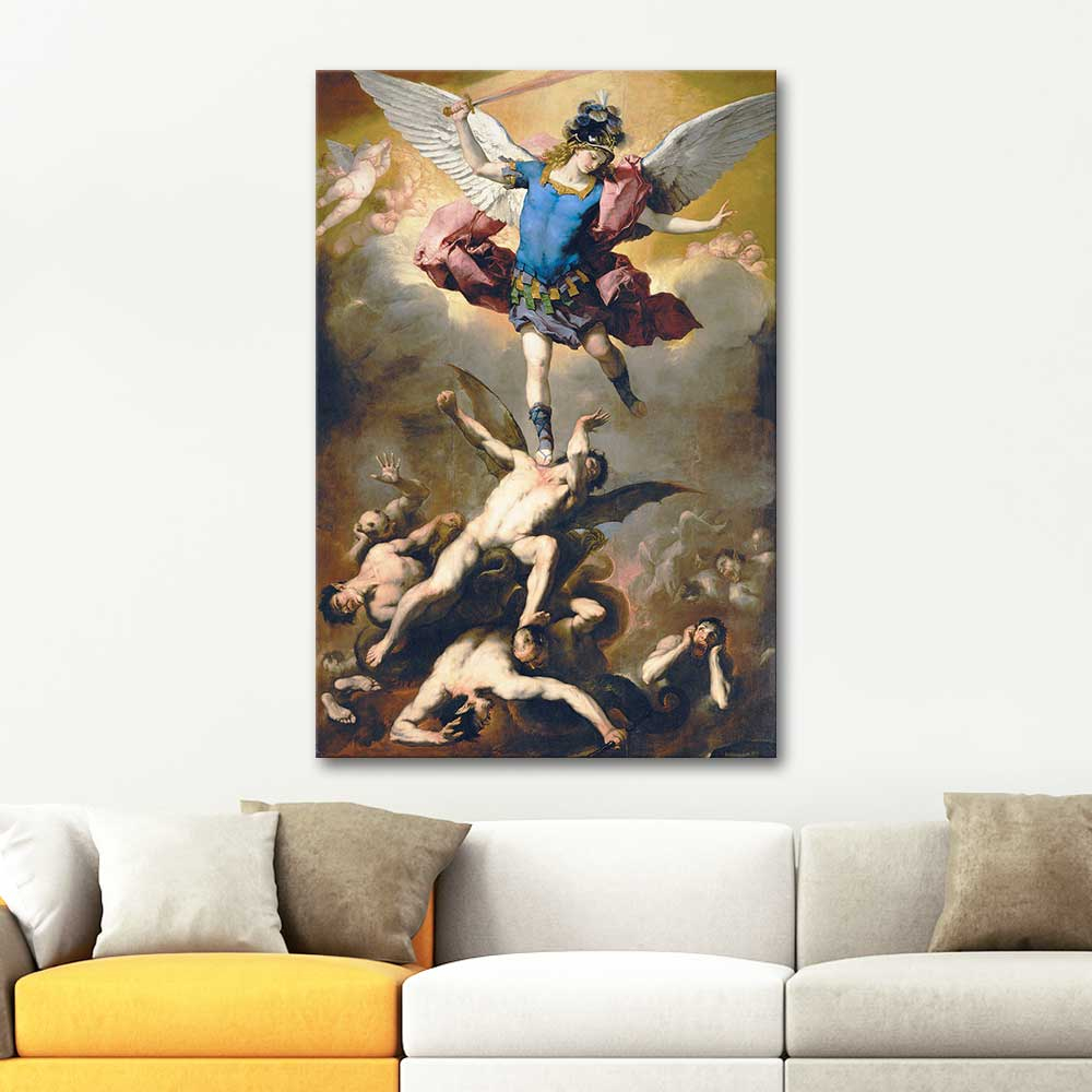 Luca Giordano The Fall of the Rebel Angels Art Print