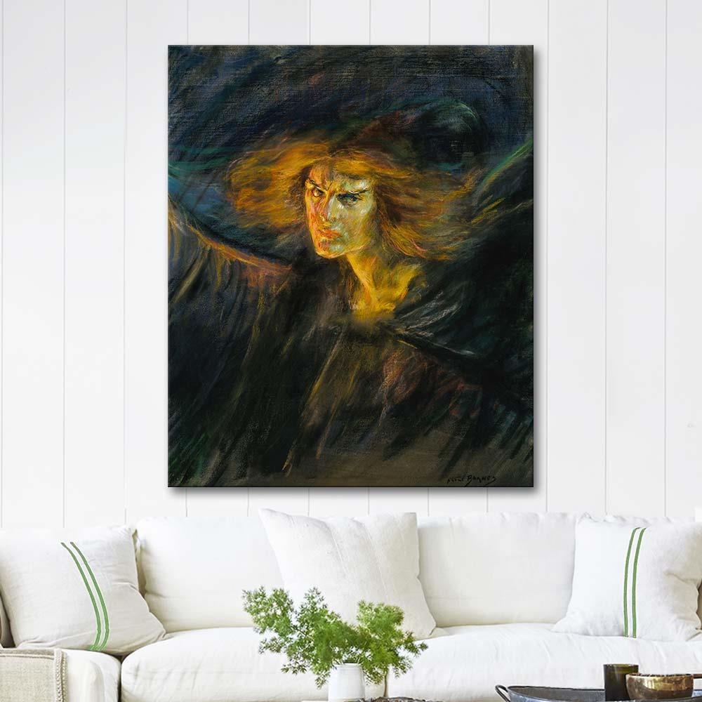 Alice Pike Barney Lucifer (Natalie Clifford Barney) Kanvas Tablo