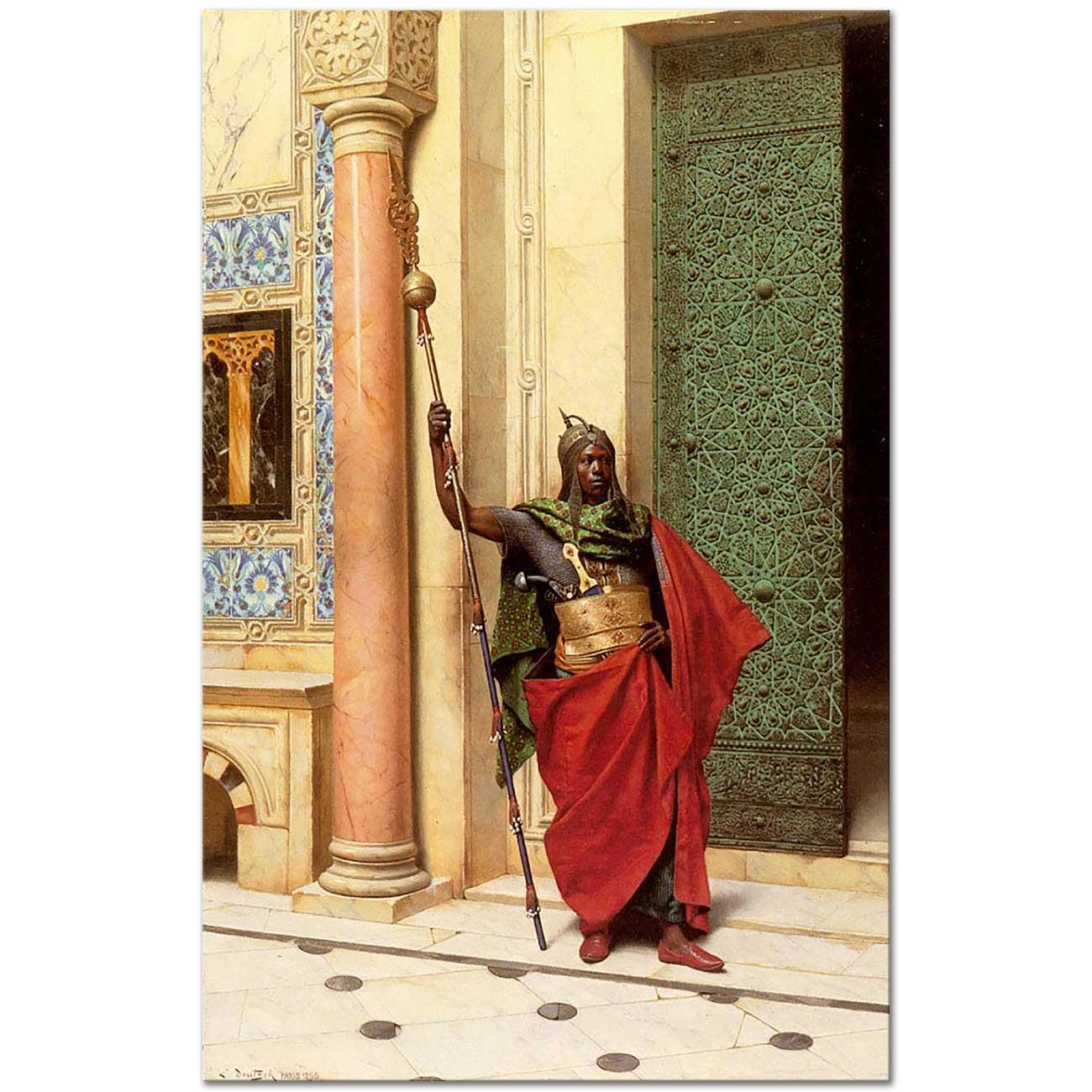 Nubian Guard by Ludwig Deutsch