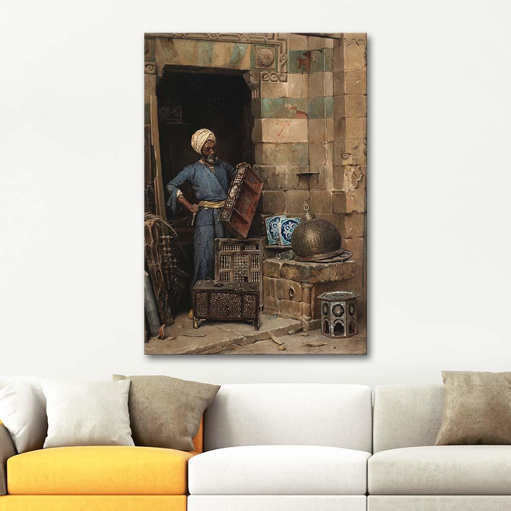 Ludwig Deutsch The Woodworker Art Print