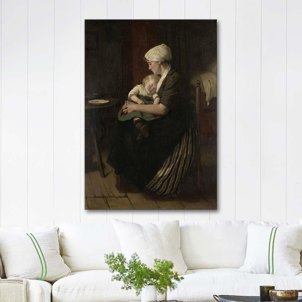 Adolph Artz Uykuya Dalış Kanvas Tablo