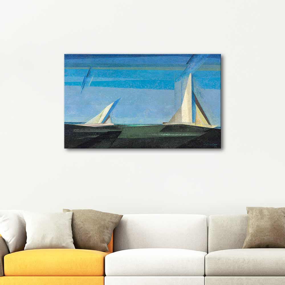 Lyonel Feininger Deniz Kanvas Tablo