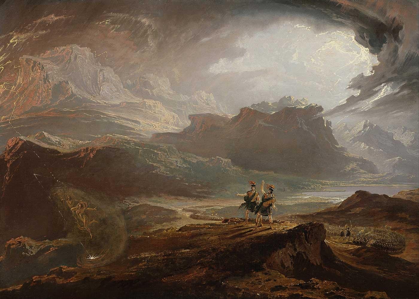 John Martin Macbeth Kanvas Tablo