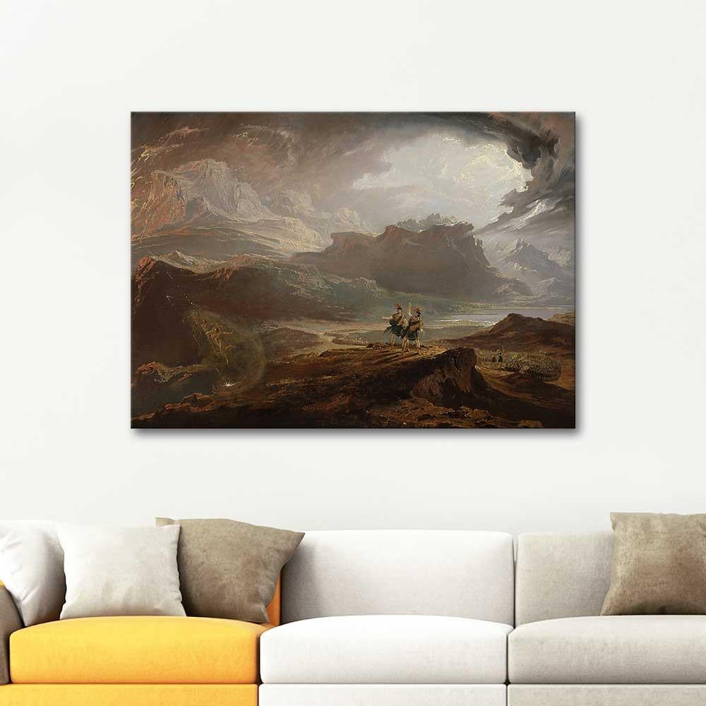 John Martin Macbeth Kanvas Tablo