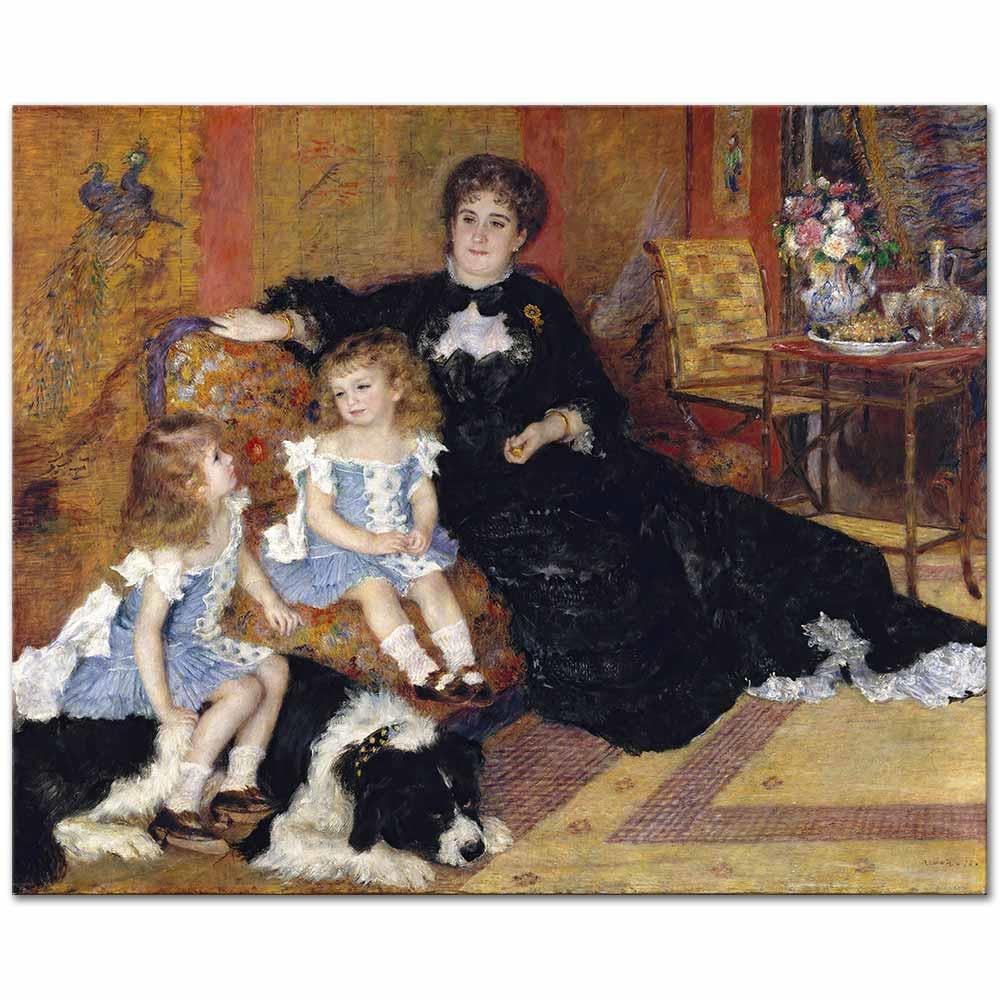 Madame Charpentier and Her Children by Pierre Auguste Renoir as Art Print