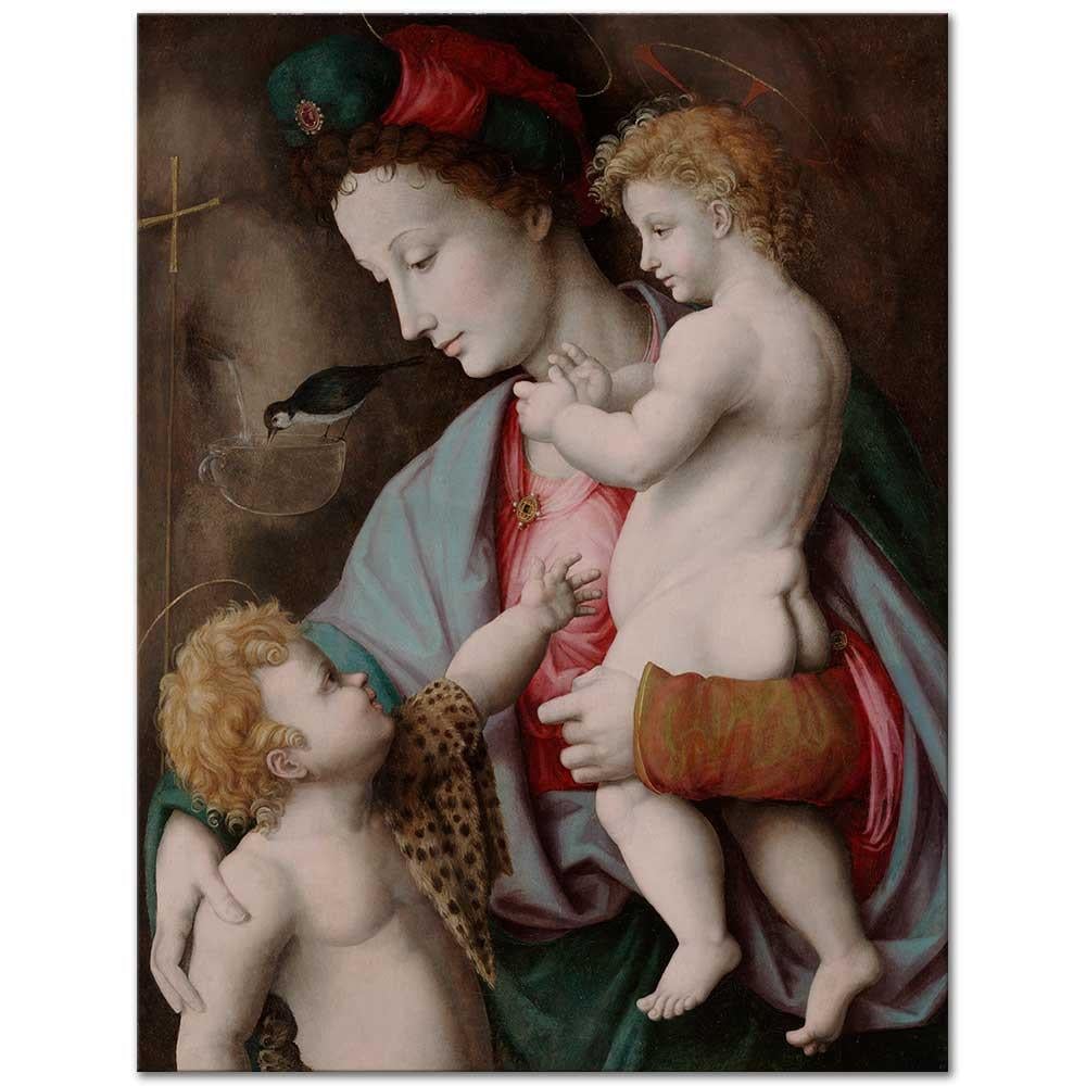Madonna and Child with St John the Baptist by Francesco Bachiacca