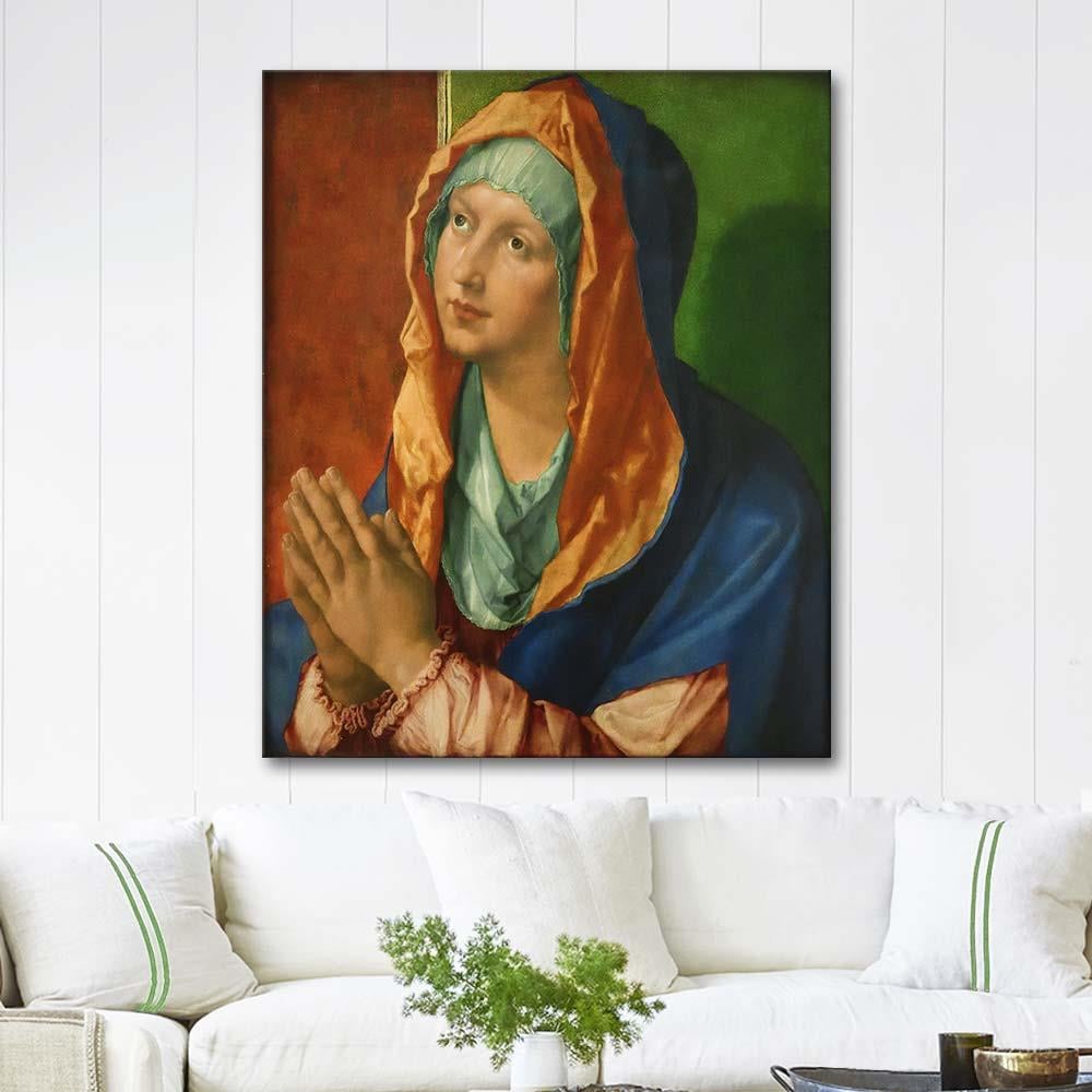 Madonna in Prayer by Albrecht Dürer as Art Print