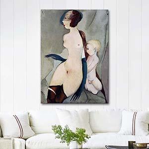 Karlis Padegs Marijas Caddesi Madonnası Kanvas Tablo