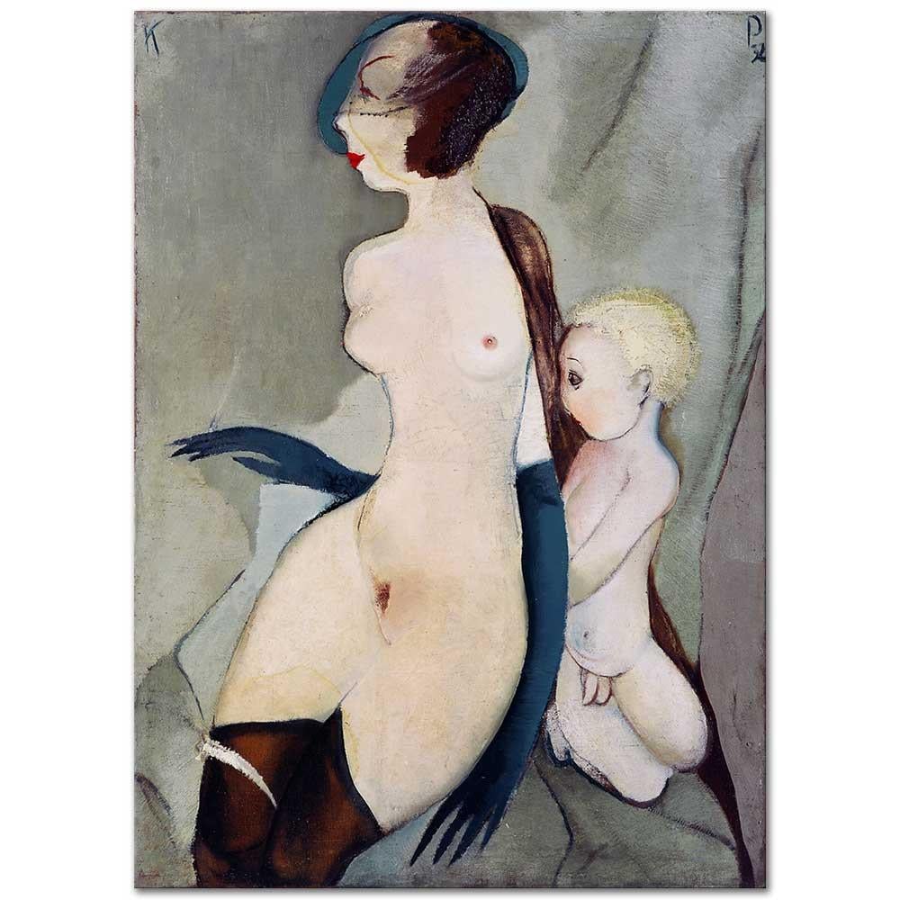 Karlis Padegs Marijas Caddesi Madonnası Kanvas Tablo